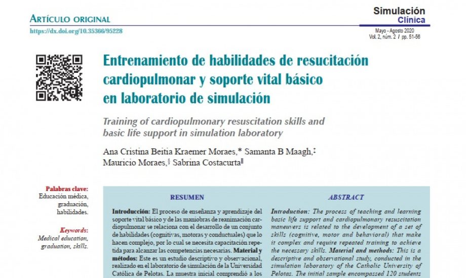 Simlab publica artigo científico na Revista Latino-americana de Simulação